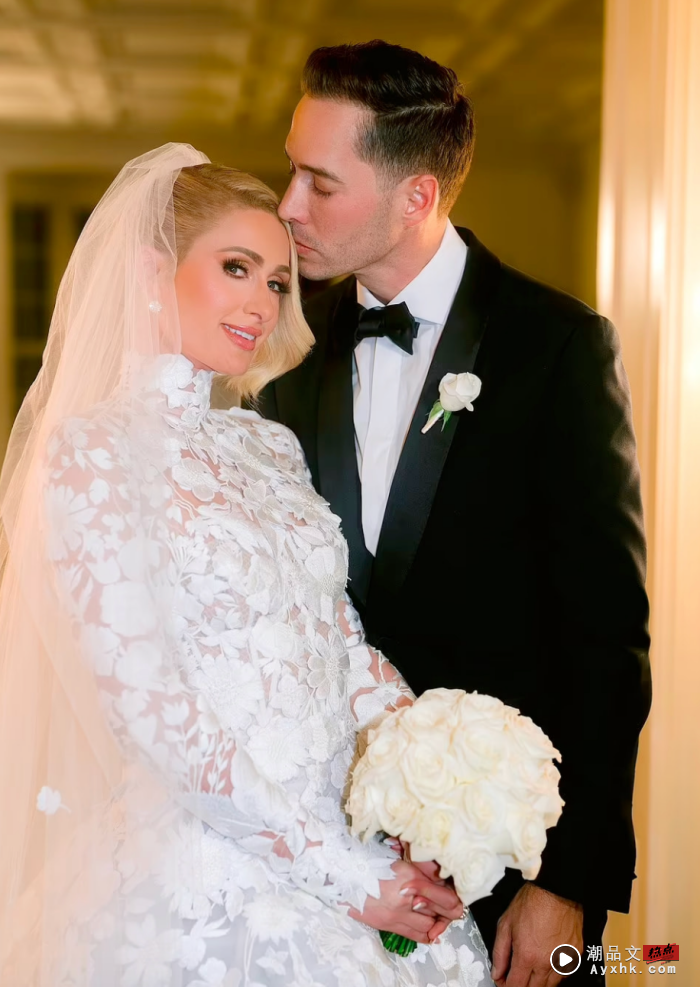 Style｜订婚4次的芭比名媛Paris Hilton终于嫁了！童话式婚纱来自它！ 更多热点 图1张